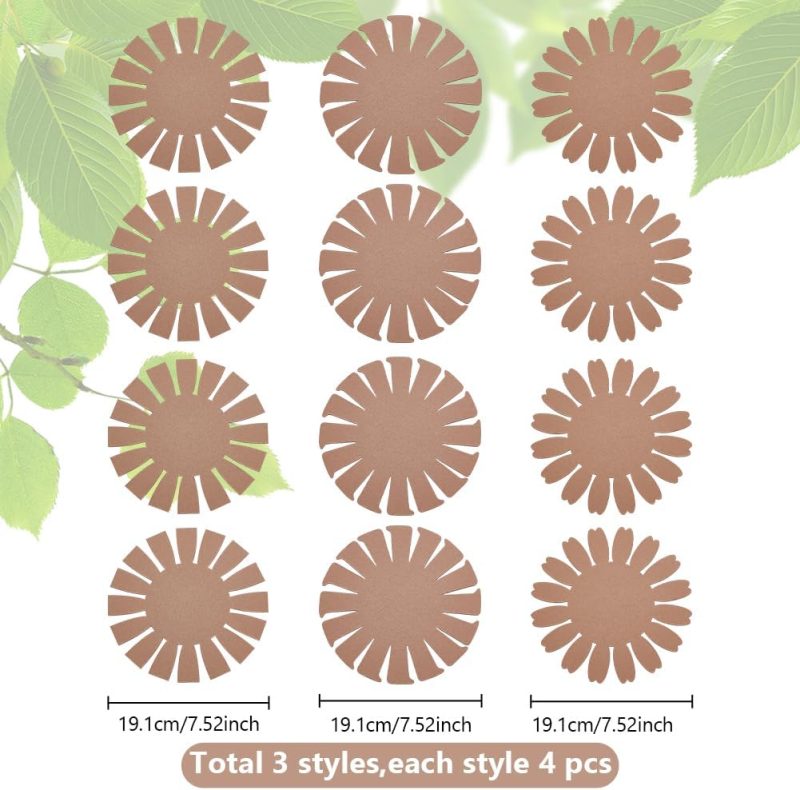 12Ppcs Woven Flower Basket Base for Basket Weaving, Basket Making Set for Beginners Creative Woven Basket Paper Template for Basket Making Supplies Projects Easter Basket Activities - Image 2